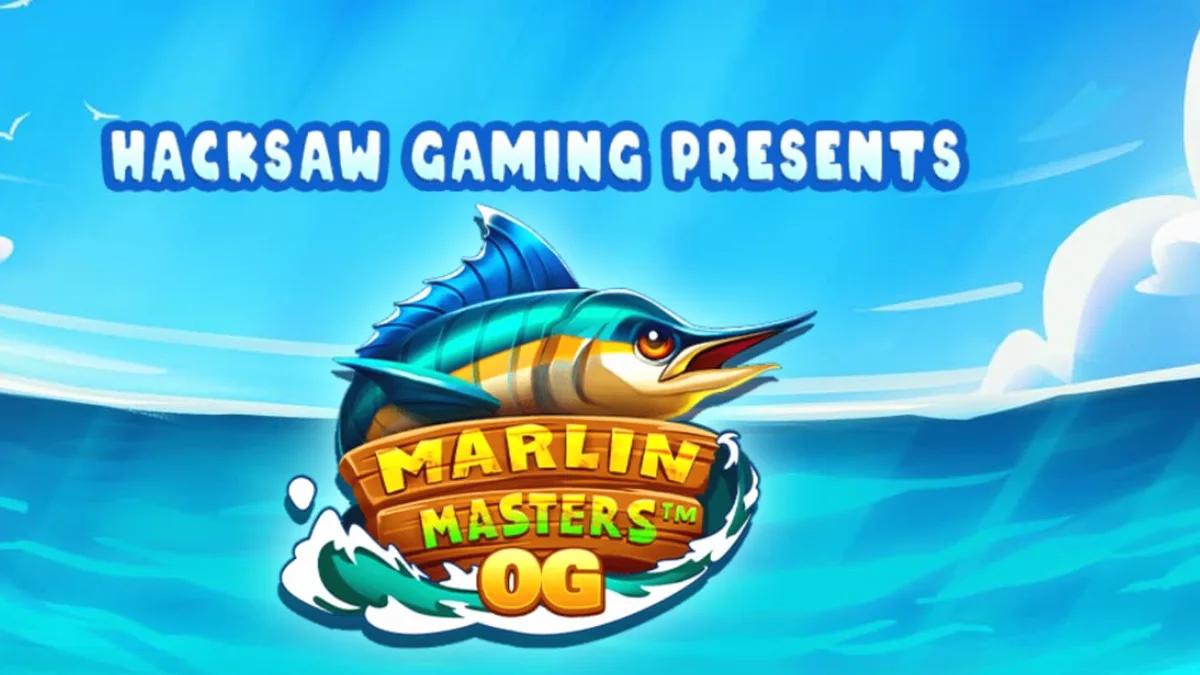 Interface de jogo do slot Marlin Masters OG com tema de pesca
